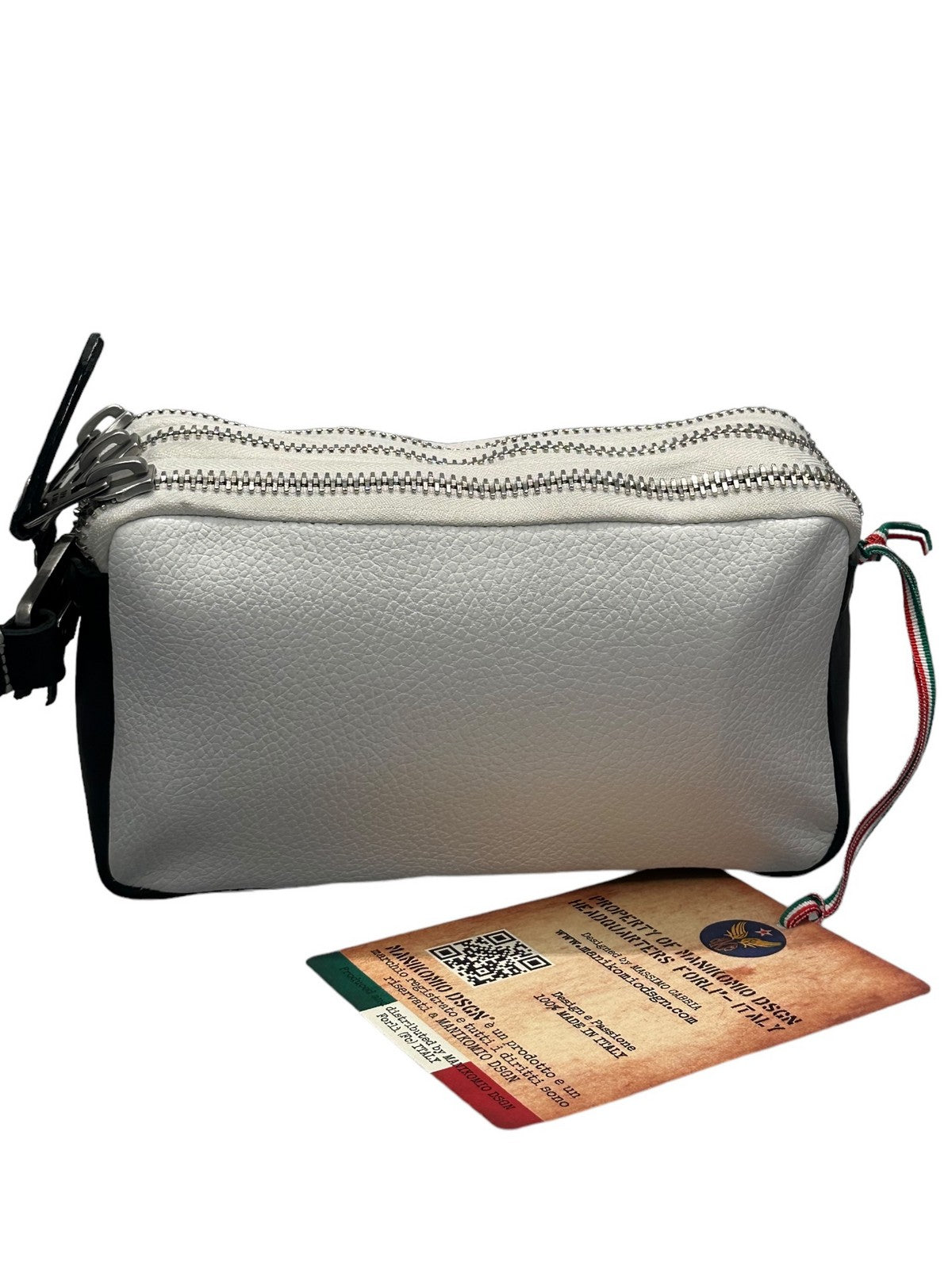 MANIKOMIO DSGN Hommes Borbello CLUTCH PM02 Blanc