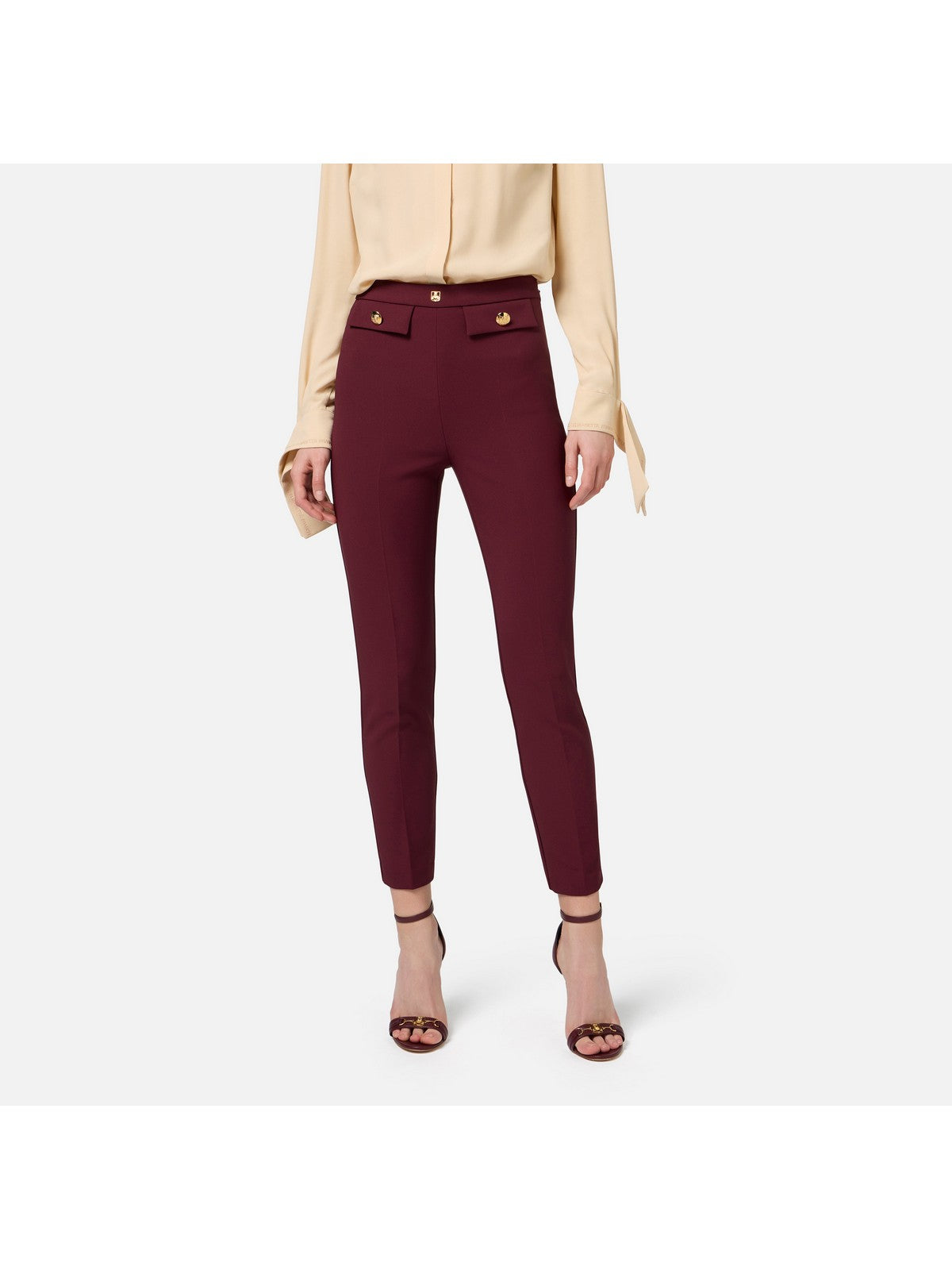 ELISABETTA FRANCHI Pantalons pour femmes PA02446E2 CG3 Rouge