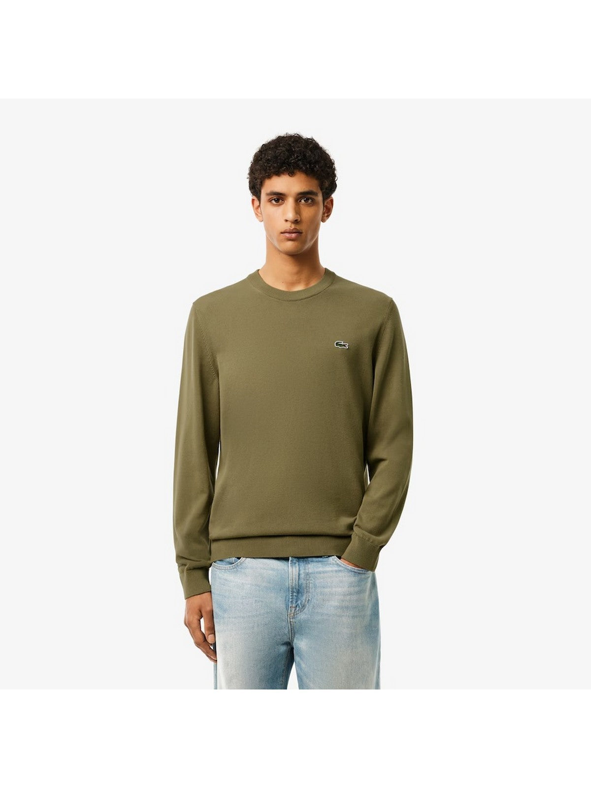 LACOSTE Hommes Pull AH1985 BMY Vert