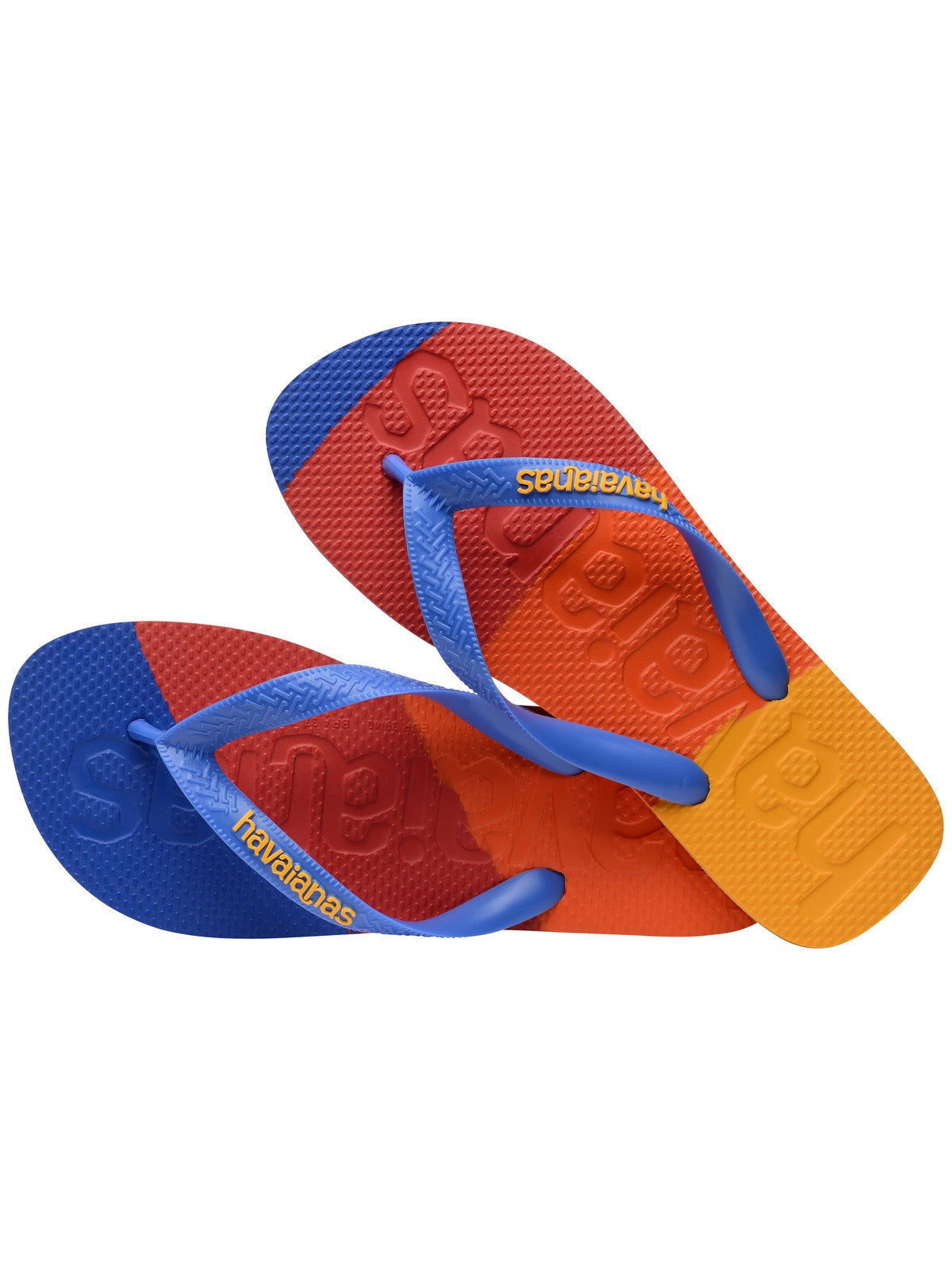 HAVAIANAS Tongs hommes Hav. Top logomania couleurs II 4147526.3847 Bleu