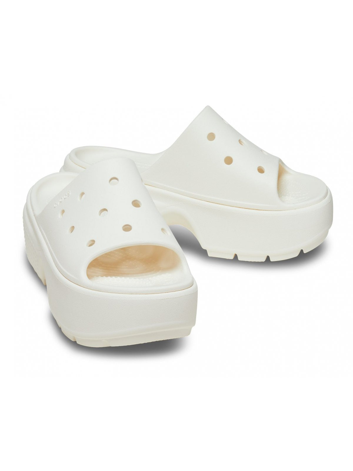 CROCS Women's Stomp Slide W 209346 0WV White