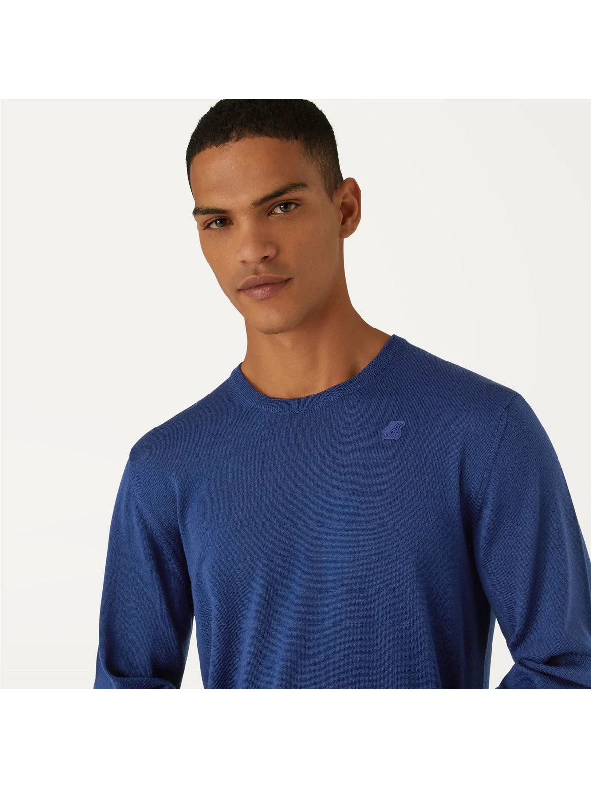 K-WAY Homme Sebastien Merino Sweater K6113BW 777 Blue