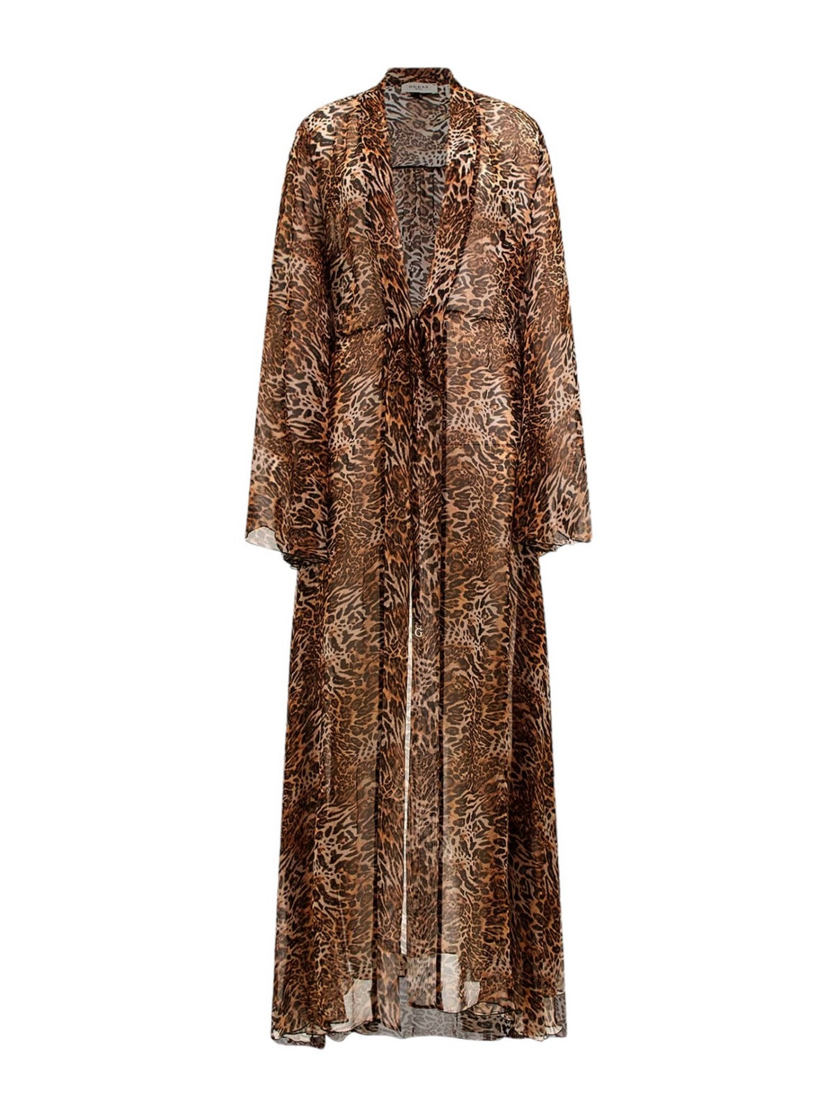 GUESS BEACHWEAR Robe kimono longue pour femme E4GK03 WE550 P122 Beige