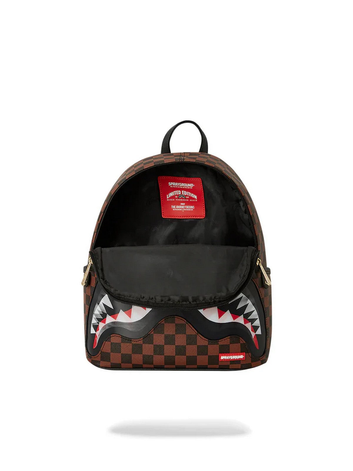 SPRAYGROUND Hommes SIP LENTICULAR CHOMP SAVAGE BACKPACK 910B6519NSZ Marron