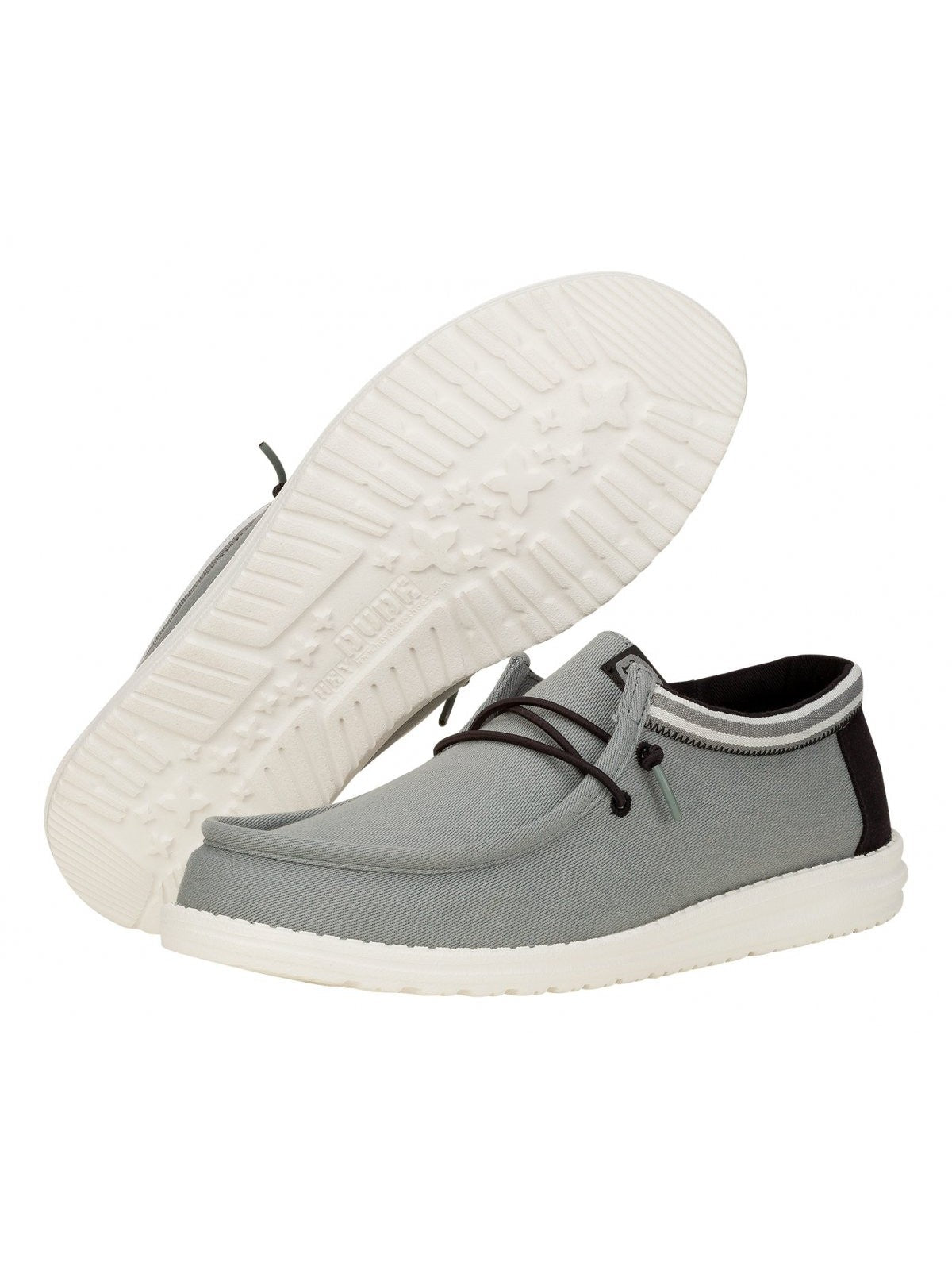 HEY Dude Mocassin Wally Letterman HD.40715 00J Gris