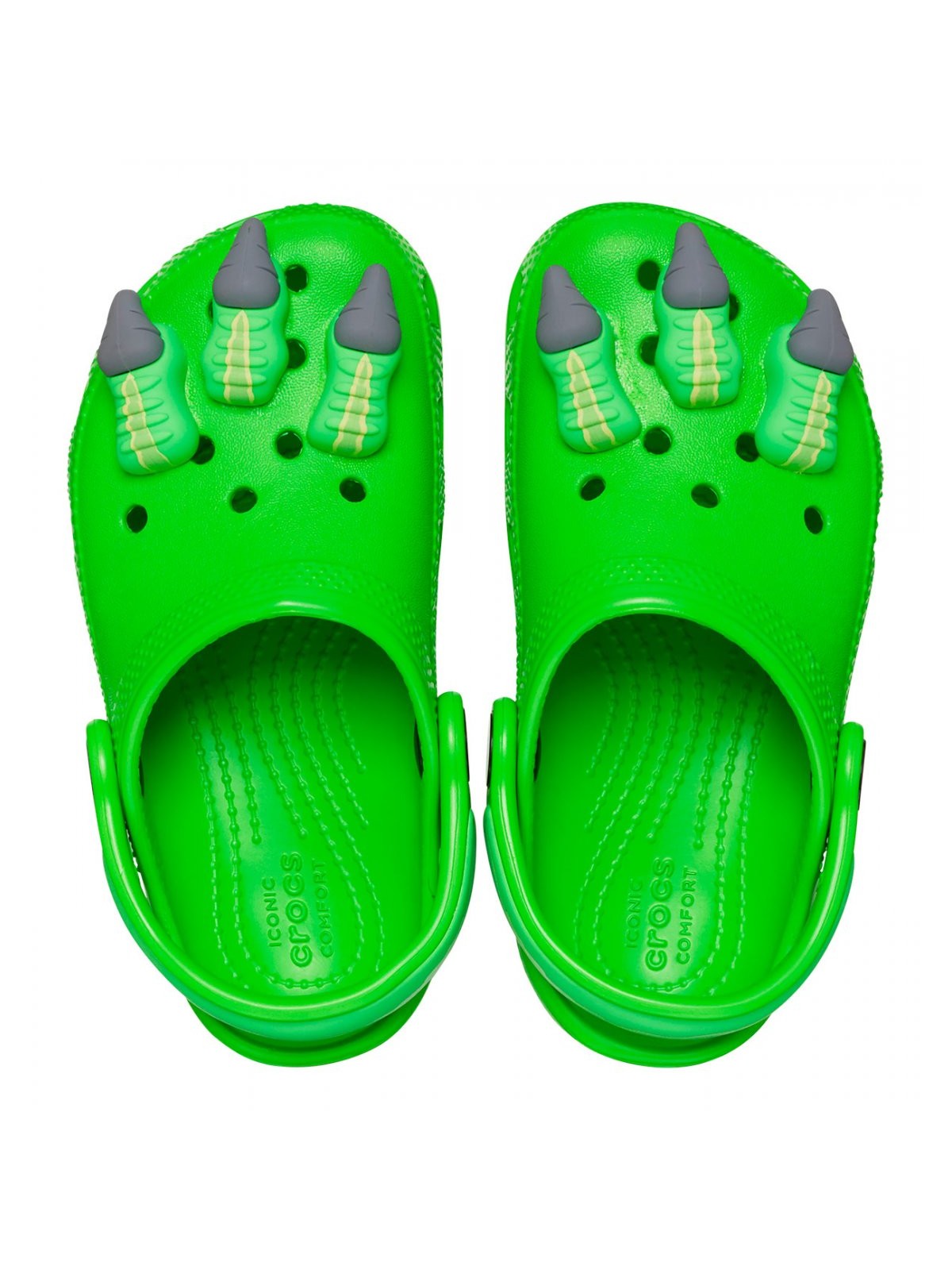 CROCS Slipper Kids & Teens Classic I AM Dinosaur Clog T 209700 3WA Green