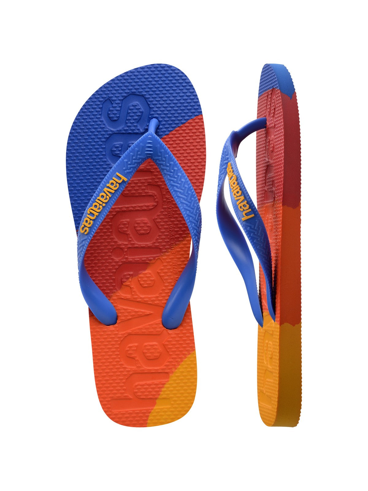 HAVAIANAS Tongs hommes Hav. Top logomania couleurs II 4147526.3847 Bleu