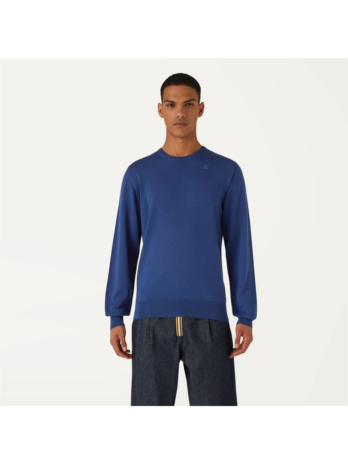 K-WAY Homme Sebastien Merino Sweater K6113BW 777 Blue