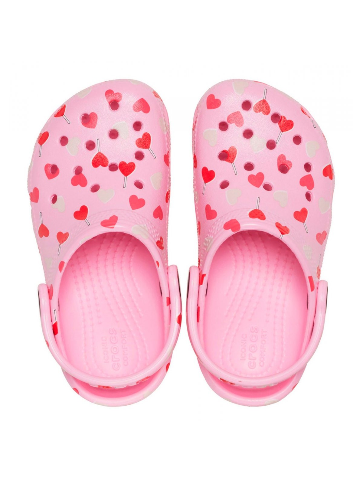 CROCS Enfants et Filles Classic VDay Clog T 209755 6SO Rose