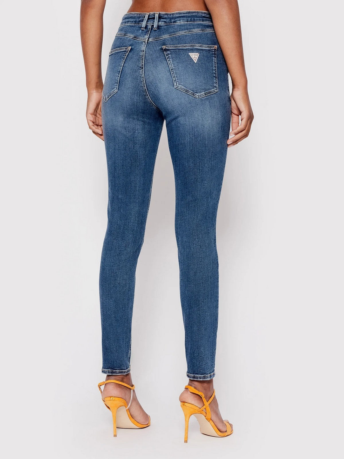 Jeans GUESS Femme 1981 Skinny W2YA46 D4Q02 CMD1 Bleu