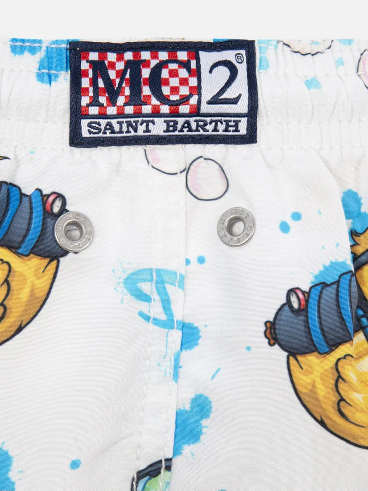 MC2 SAINT BARTH Maillot de bain enfant et adolescent JEAN 03176F Blanc