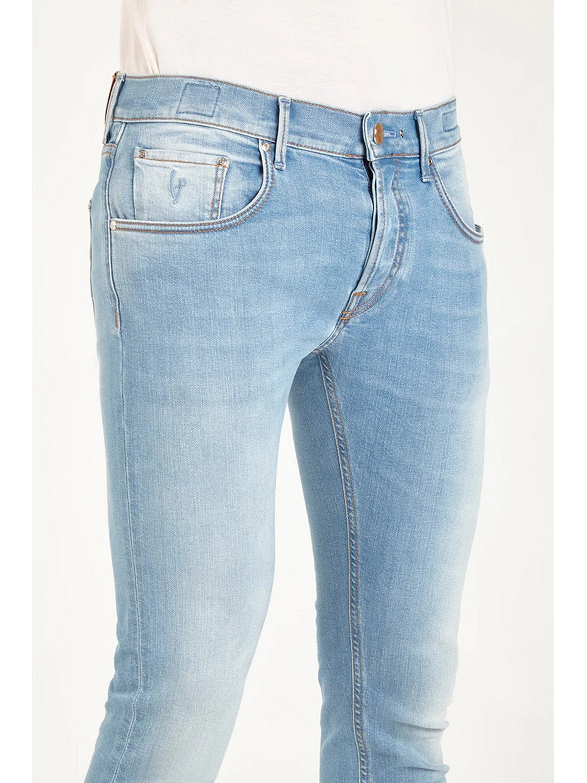HANDPICKED ORVIETO Jeans Hommes 03140W5 005 Bleu