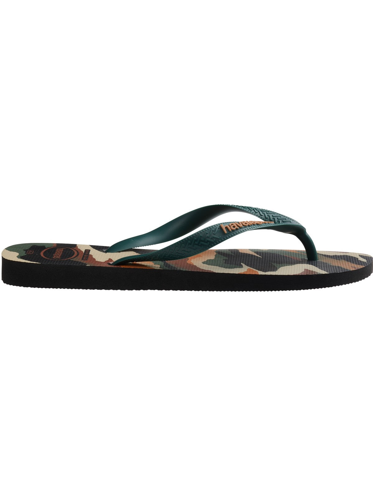 Tongs HAVAIANAS Hommes Hav. Top camu 4141398.6134 Noir