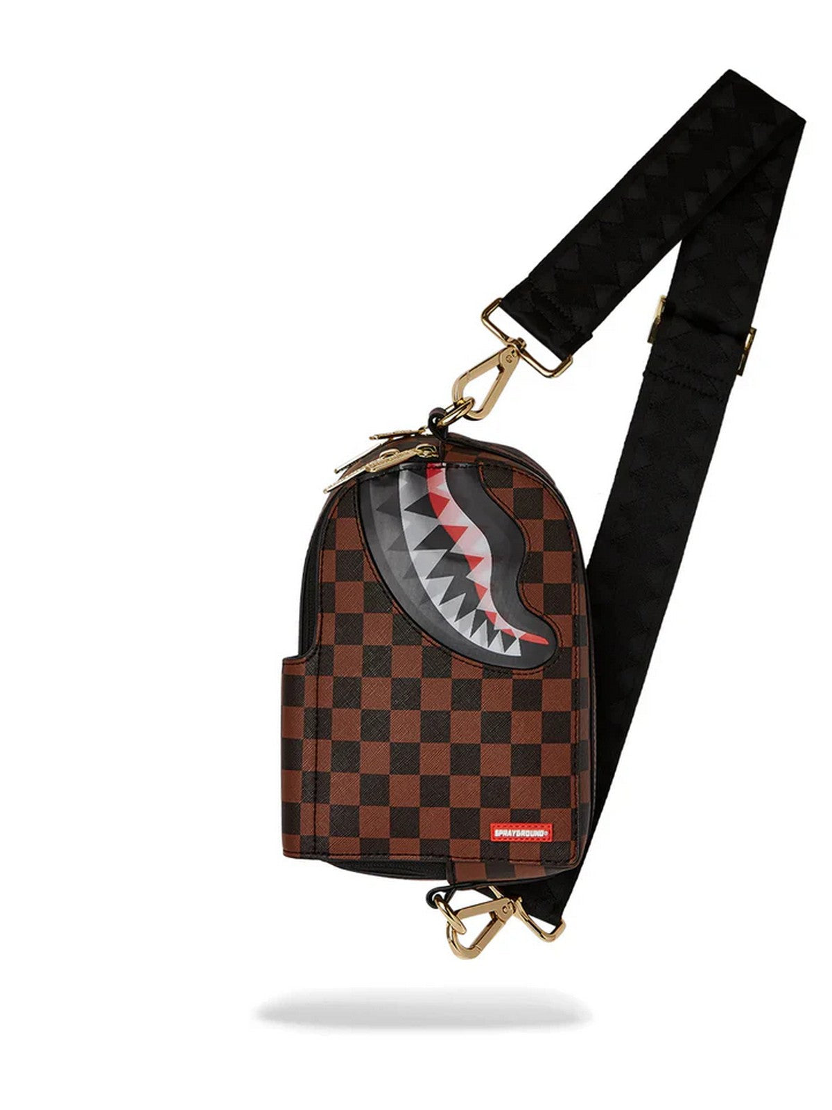 SPRAYGROUND Hommes SIP LENTICULAR CHOMP BACKPACK SLING 910B6521NSZ Marron