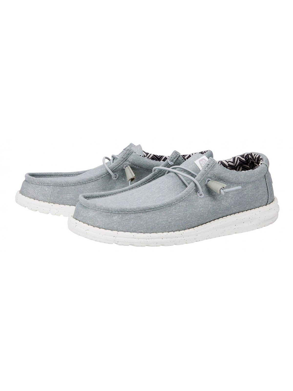 HEY DUDE Mocassin Hommes Wally Canvas HD.40700 007 Gris