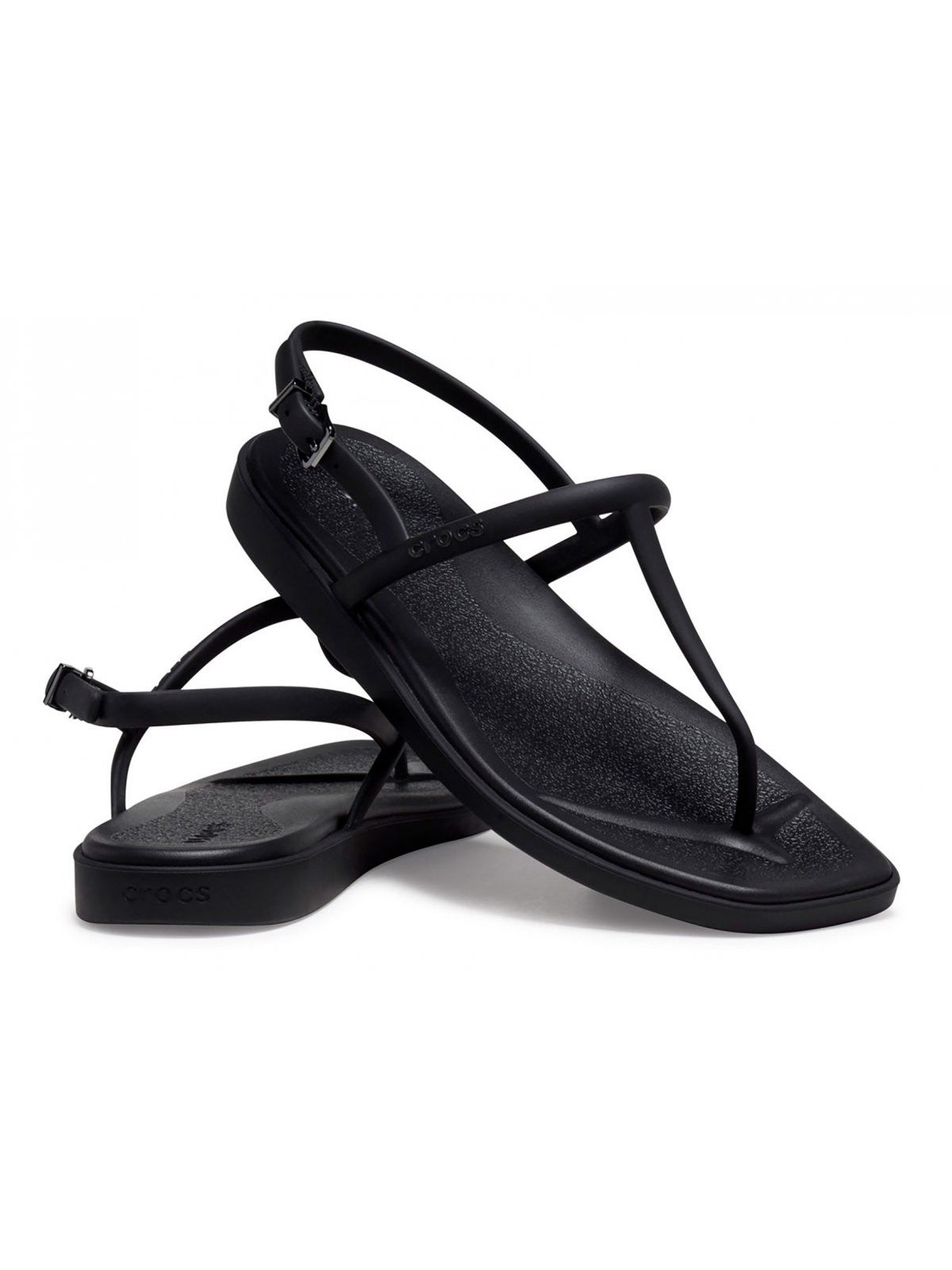 CROCS Women's Sandal Miami Thong Sandal W 209793 001 Black