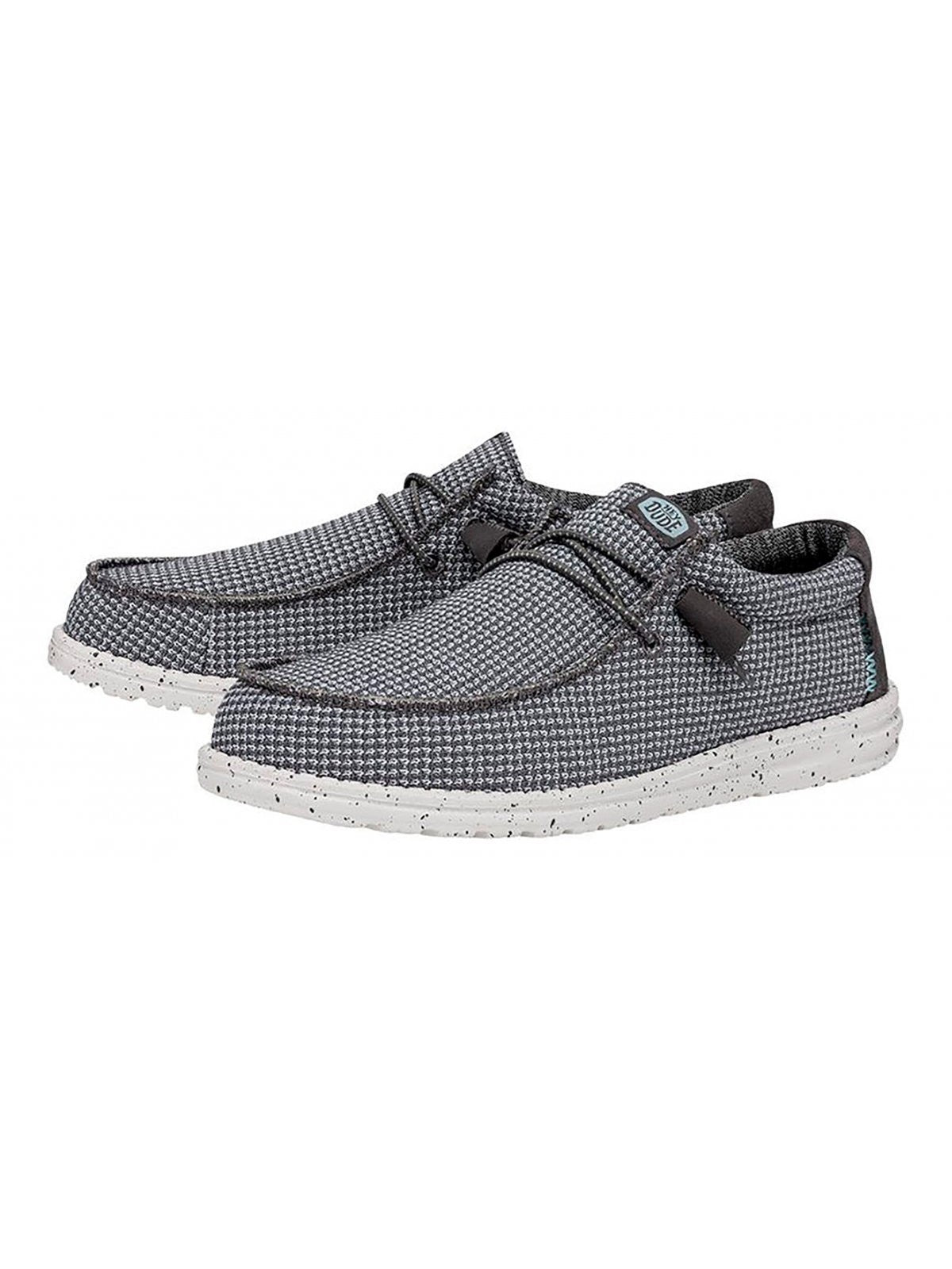 HEY DUDE Mocassin Hommes Wally Sport Mesh HD.40403 030 Gris