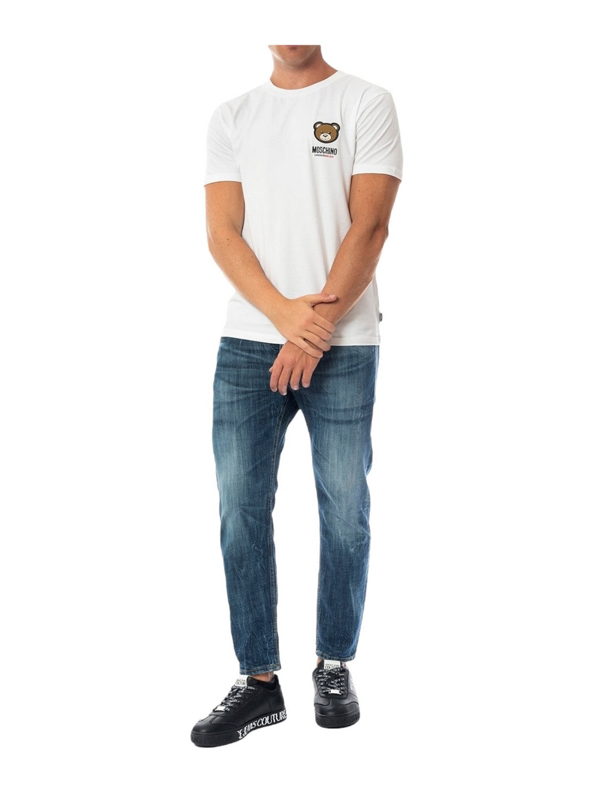 MOSCHINO UNDERWEAR T-Shirt et polo hommes 241V1A0788 4410 1 Blanc