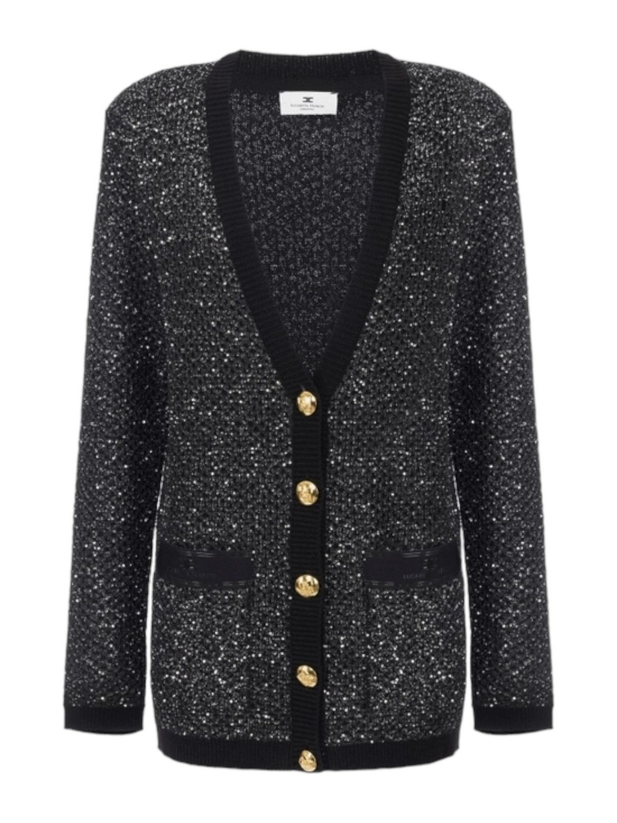 ELISABETTA FRANCHI Cardigan pour femmes MK27M47E2 X16 Noir