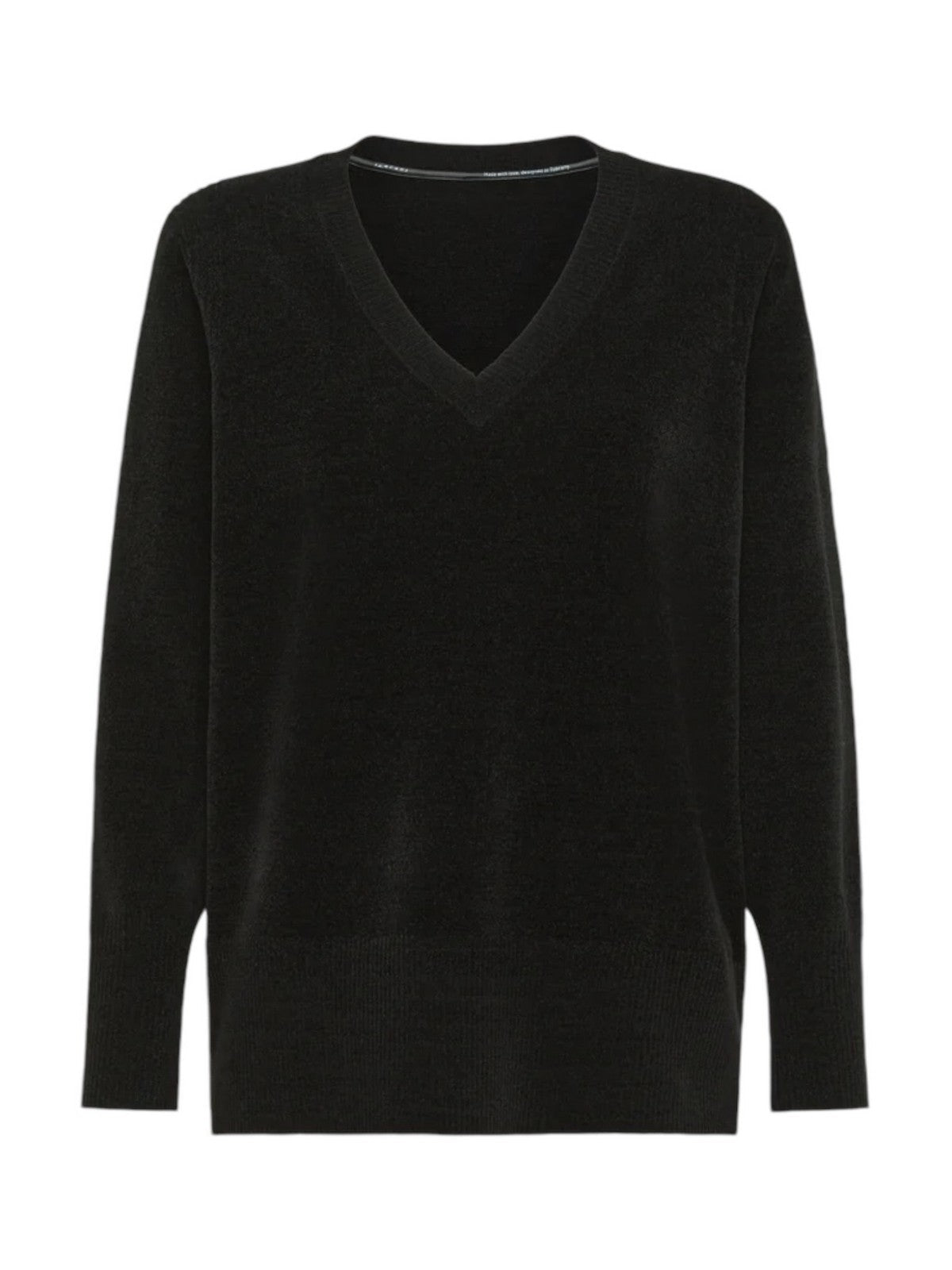 RRD Pull femme VELVET V-NECK WOM KNIT W24634 10 Noir