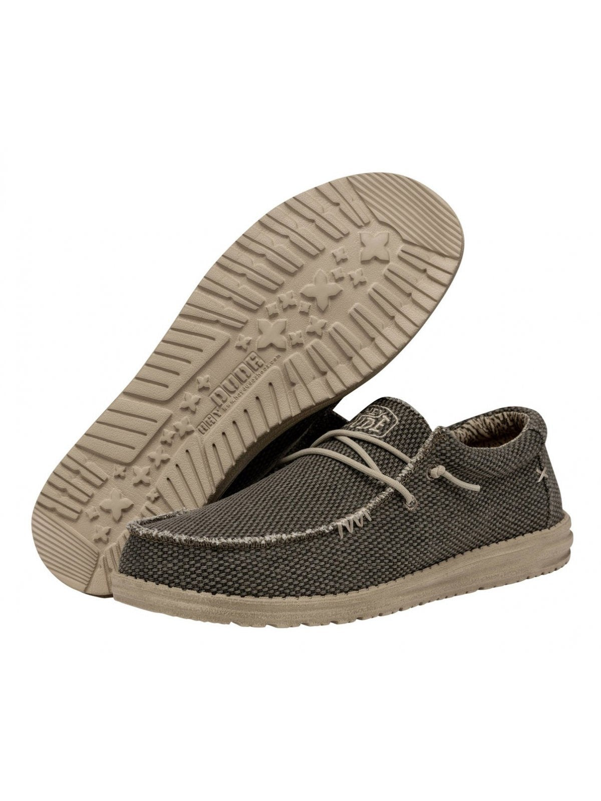 HEY DUDE Mocassin Homme Wally Tressé HD.40003 ARMY Green