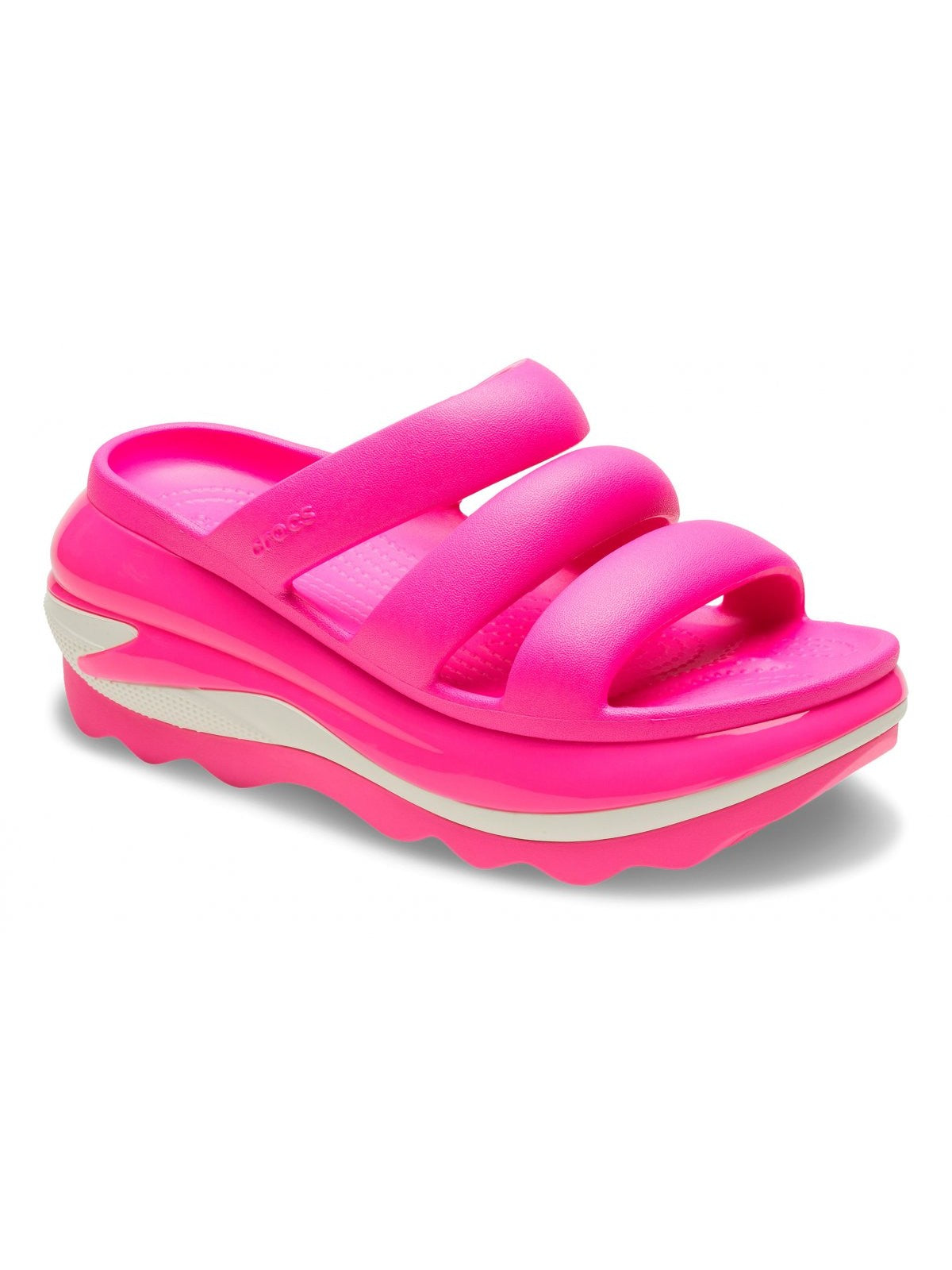 Pantoufles CROCS pour femmes Mega Crush Triple Strap 209842 6TW Pink