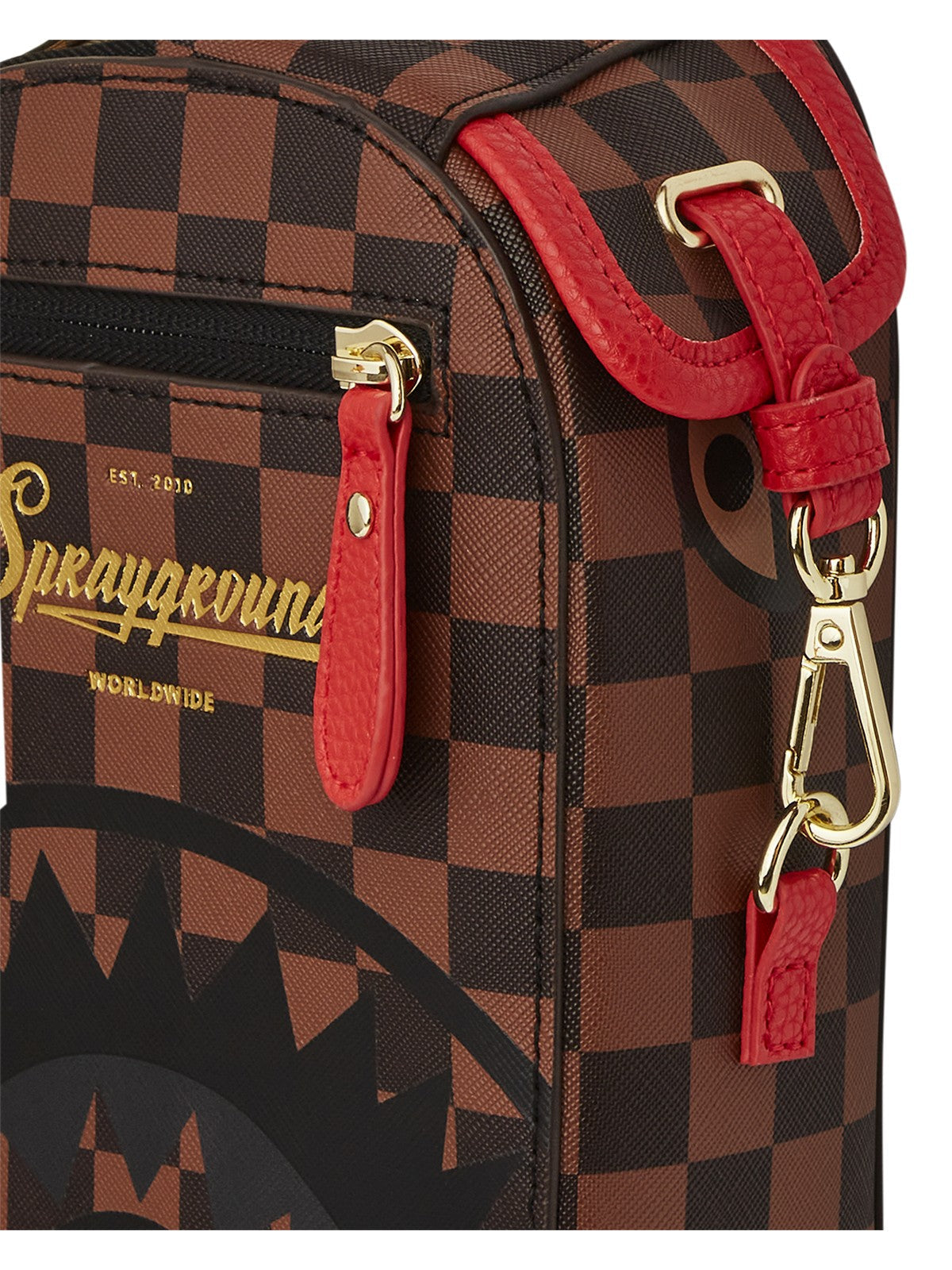 SPRAYGROUND Hommes TAKEOVER THE THRONE BACKPACK SLING 910B6553NSZ Marron