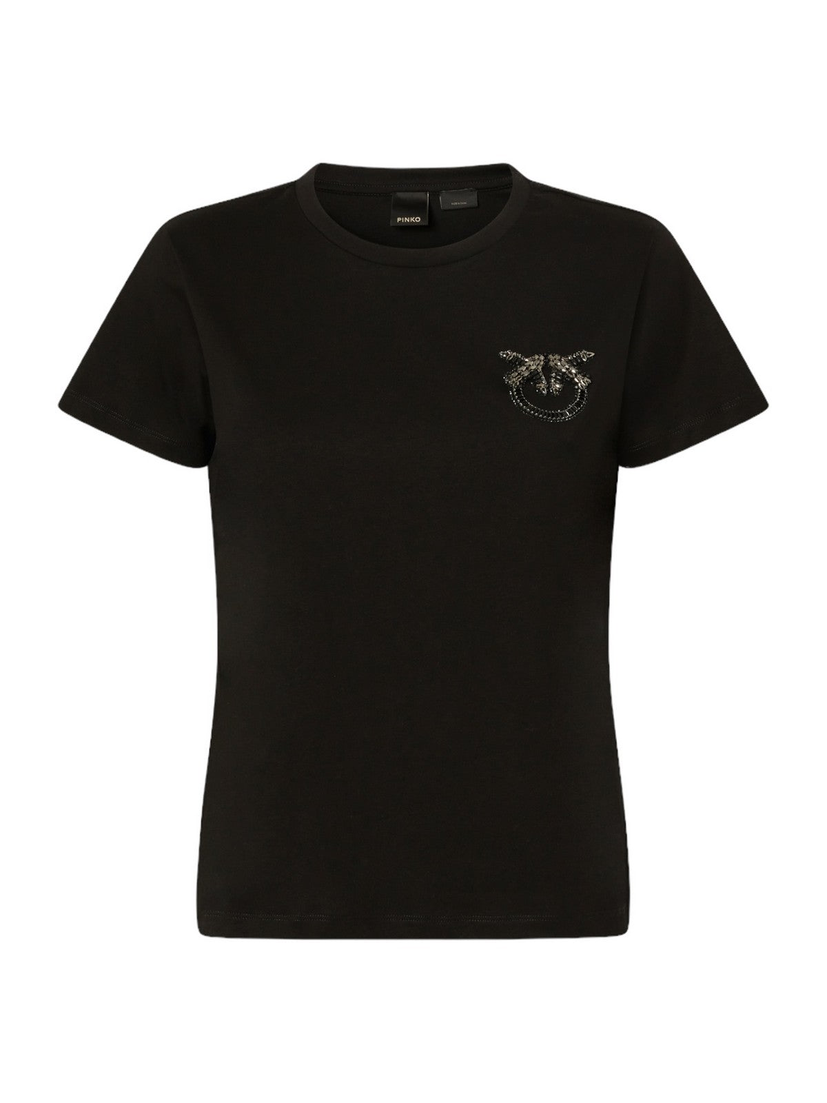 PINKO Femme T-Shirt et Polo Jersey Logo B 103320-A24E Z99 Noir