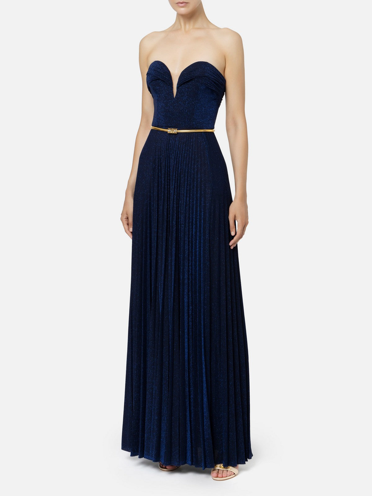 ELISABETTA FRANCHI Robe pour femme AB62847E2 B75 Bleu