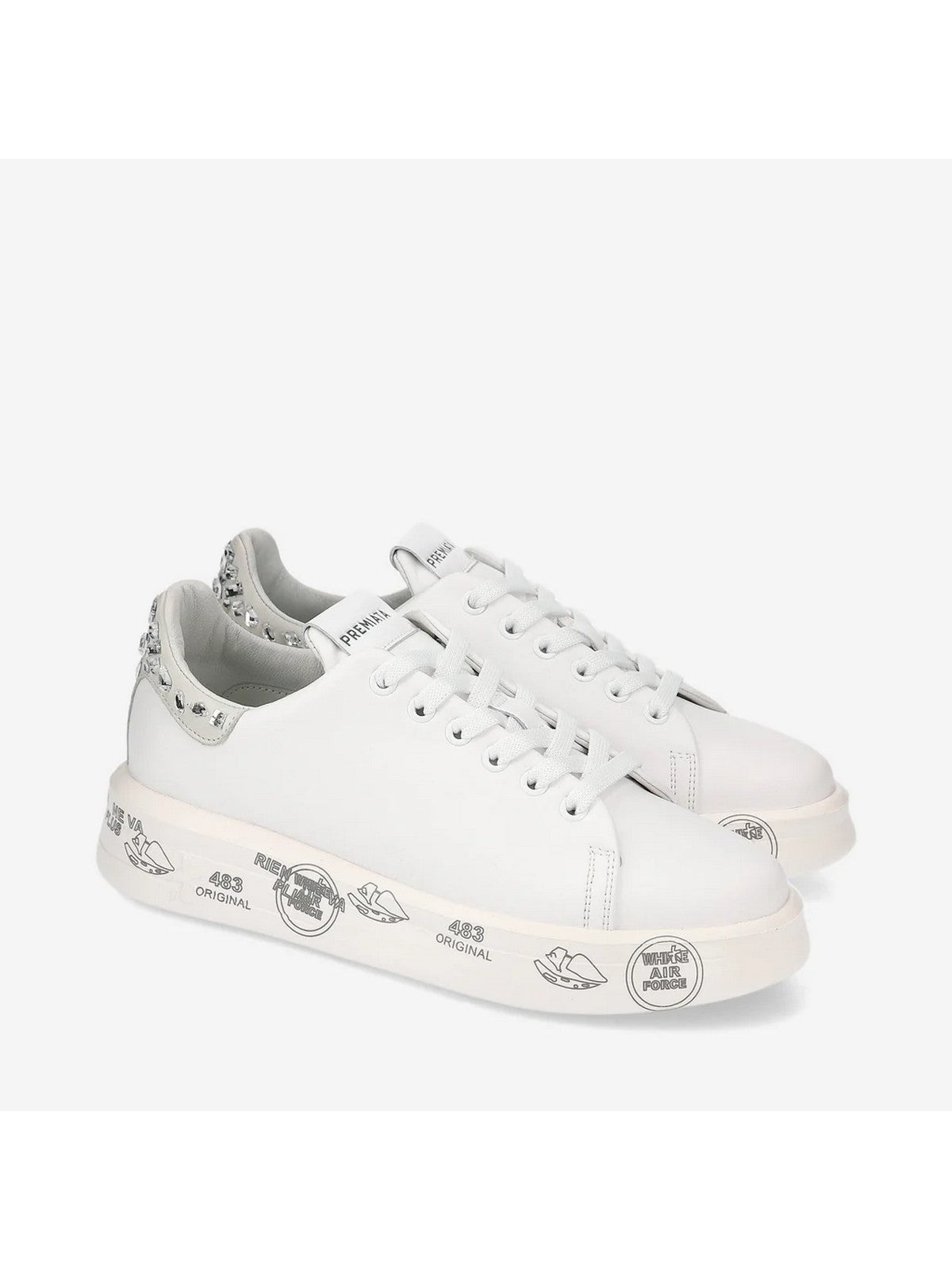 PREMIATA Femme Sneaker BELLE VAR 6712 Blanc