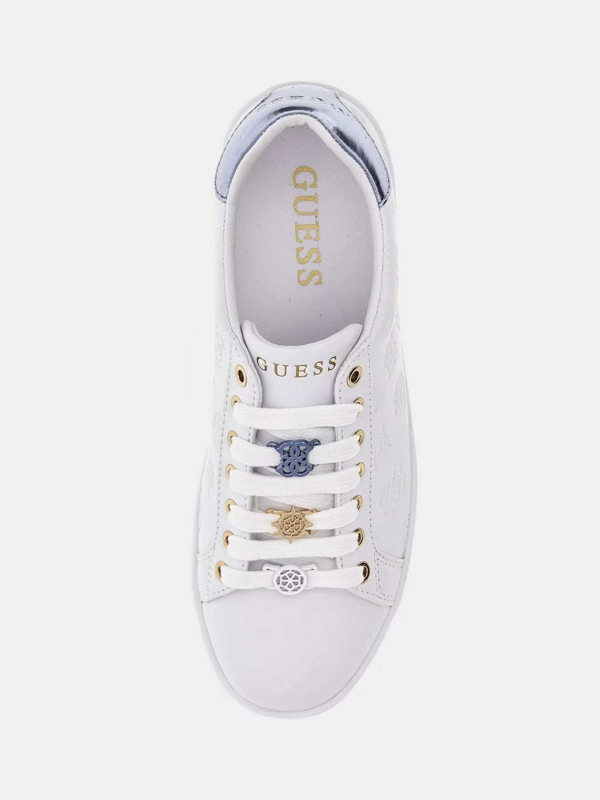 GUESS Femme Sneaker Rosenna FLJROS ELE12 WHIBL Blanc