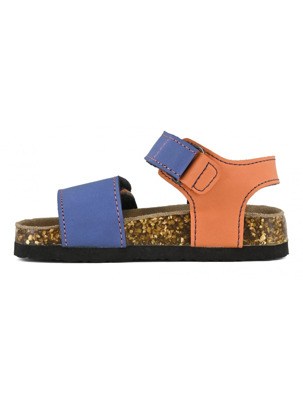 COLORS OF CALIFORNIA Baby Sandal Velcro Straps HC.2402 BLUE