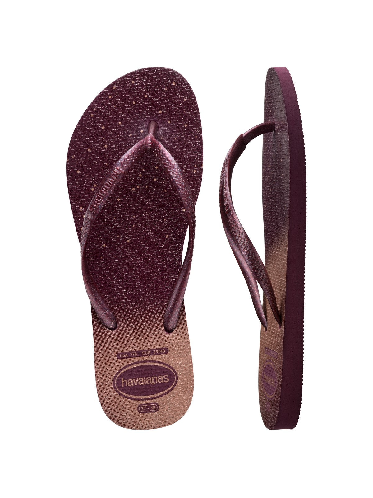 HAVAIANAS Tongs pour femmes Hav. Slim Gloss 4145617.5143 Violet