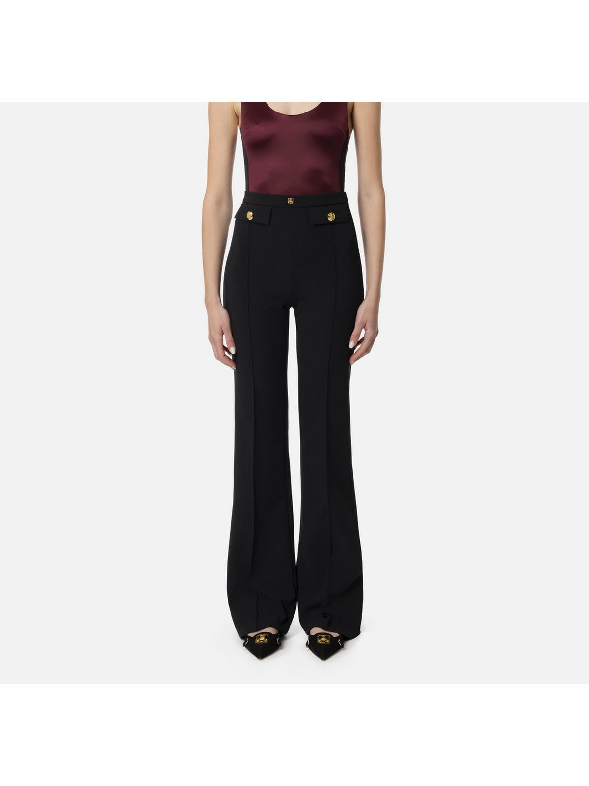 ELISABETTA FRANCHI Pantalons pour femmes PA02546E2 110 Noir