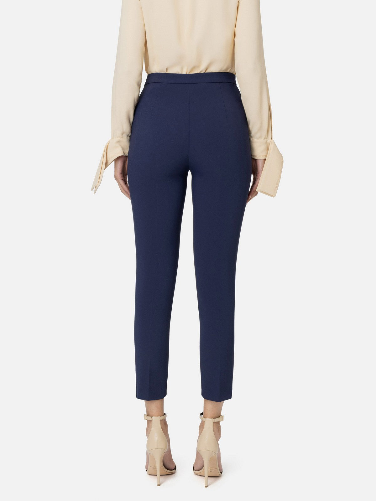 ELISABETTA FRANCHI Pantalon Femme PA02446E2 B75 Bleu