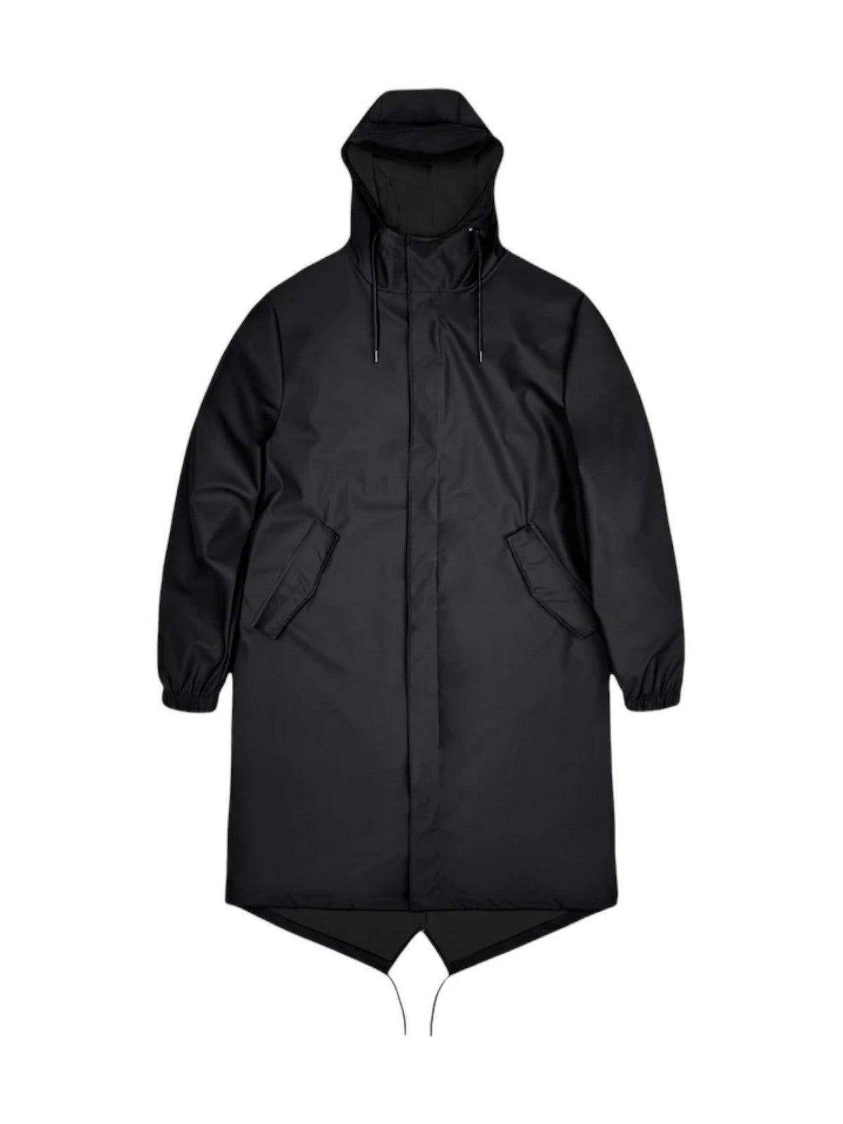 RAINS Veste unisexe adulte Fishtail Parka 18140 BLA Noir