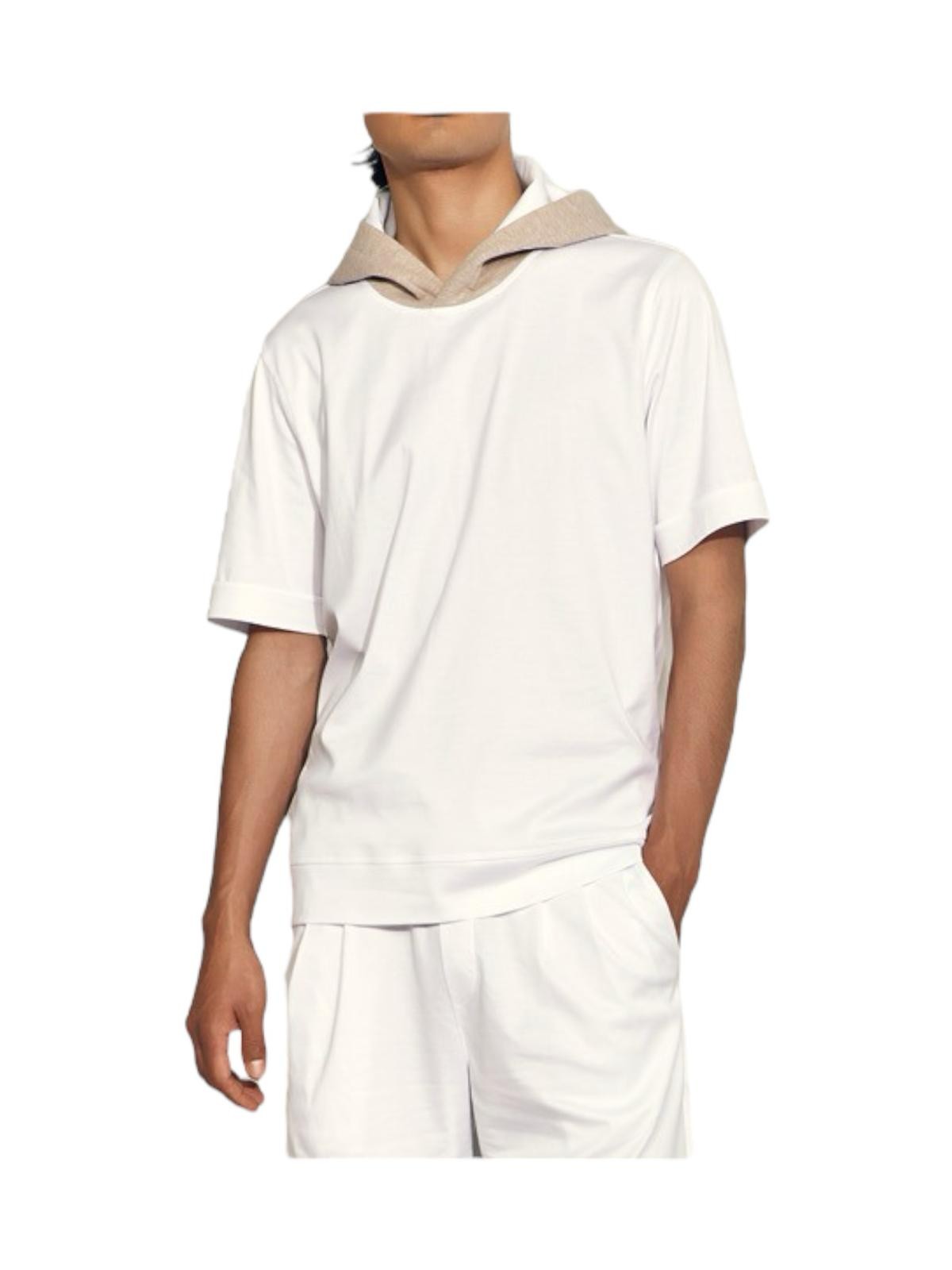 GRAN SASSO T-Shirt et polo pour hommes 60153/80702 005 Blanc
