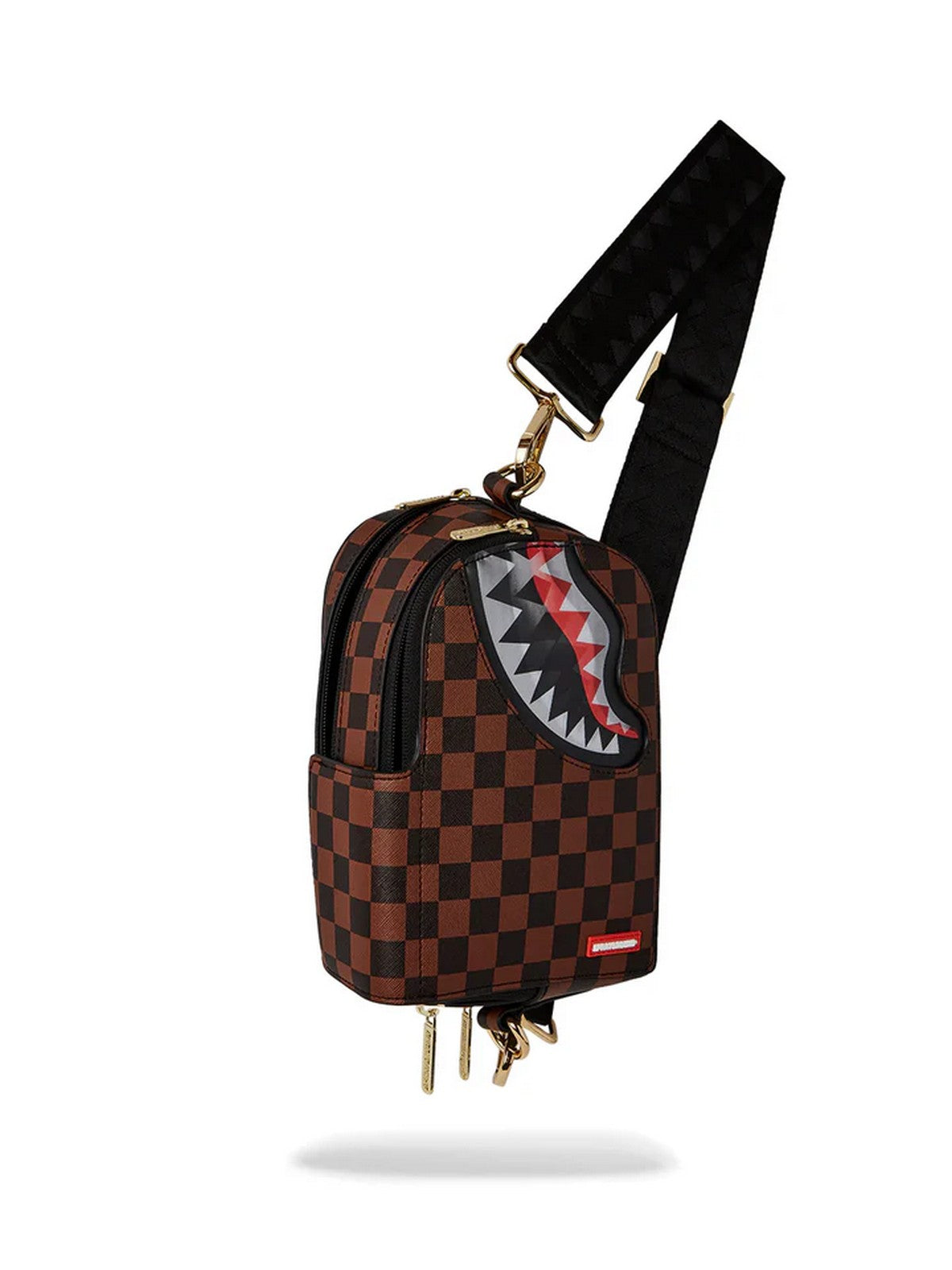 SPRAYGROUND Hommes SIP LENTICULAR CHOMP BACKPACK SLING 910B6521NSZ Marron