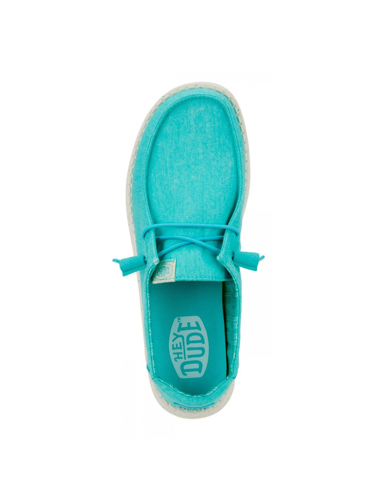 HEY DUDDE Mocassin Wendy Canvas HD.40902 440 Turquoise pour femme