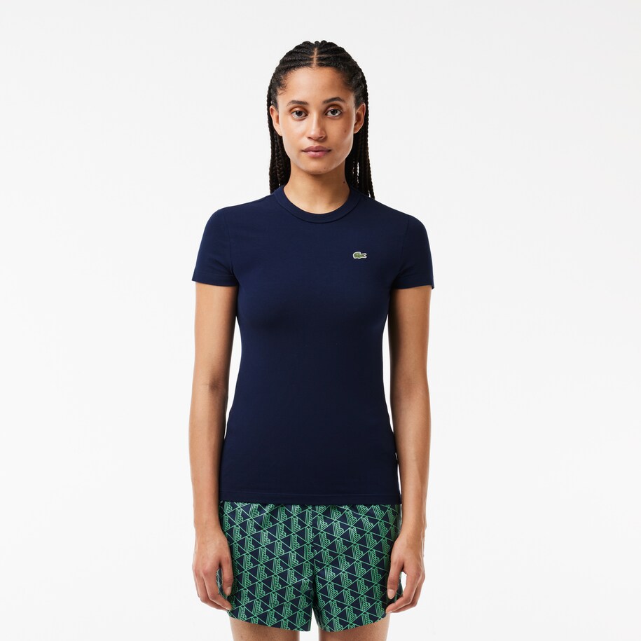 LACOSTE T-Shirt et polo pour femmes TF7218 166 Bleu