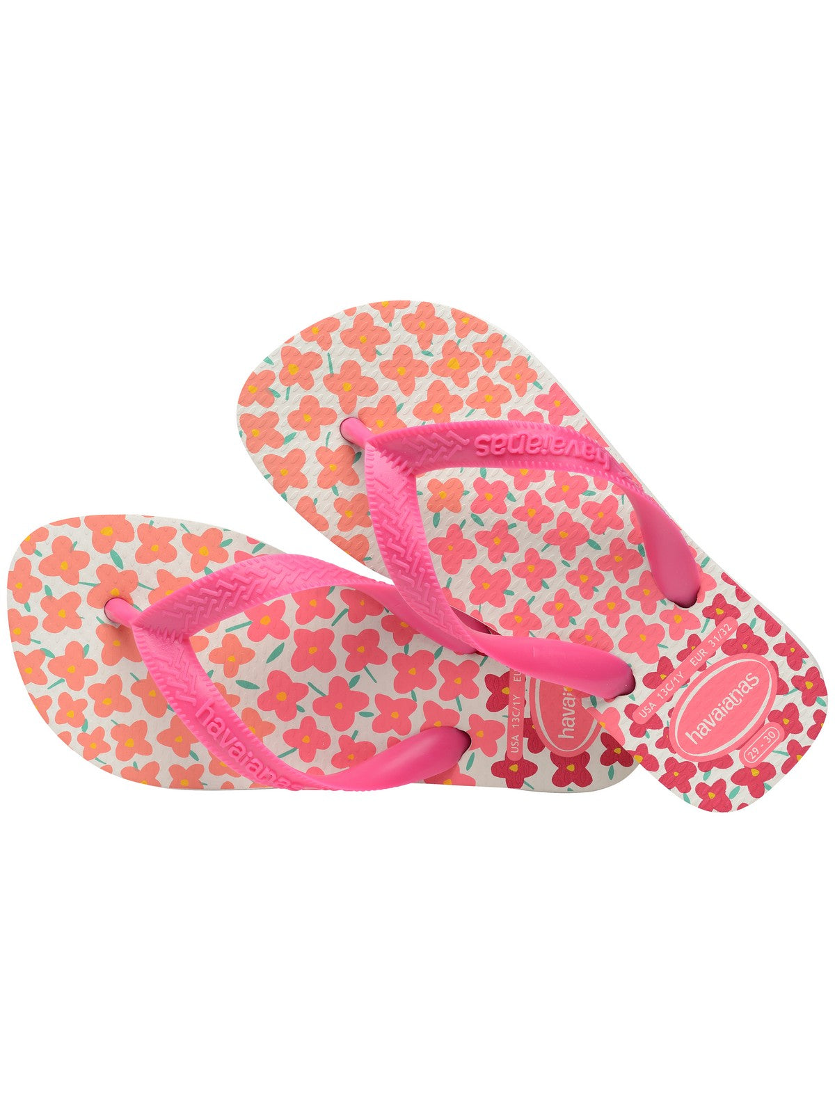 Tongs HAVAIANAS Hav. Kids Flores 4000052.7026 Blanc