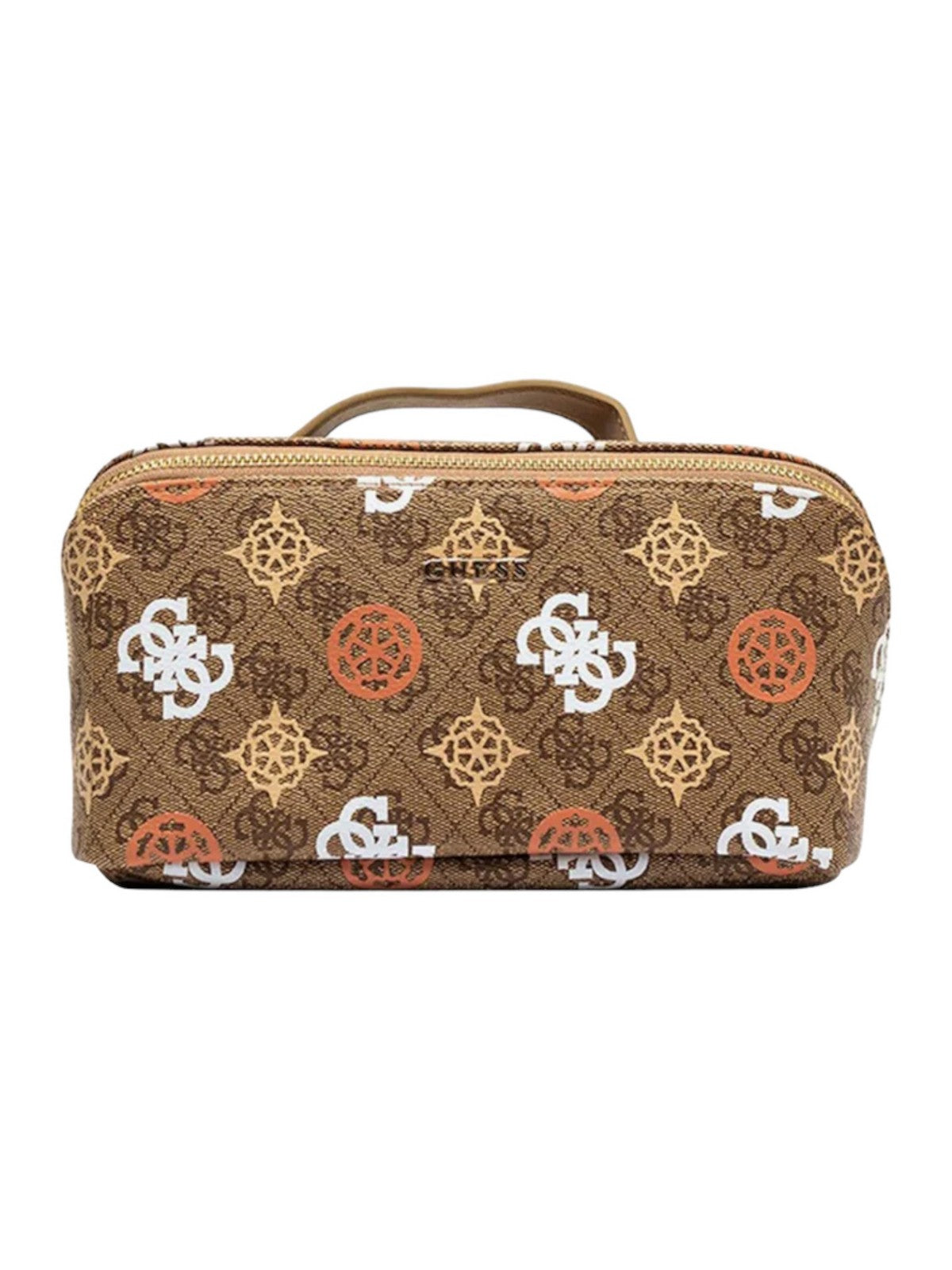 GUESS Beauty case Trousse de maquillage pour femmes PW7442 P4201 BRM Marron