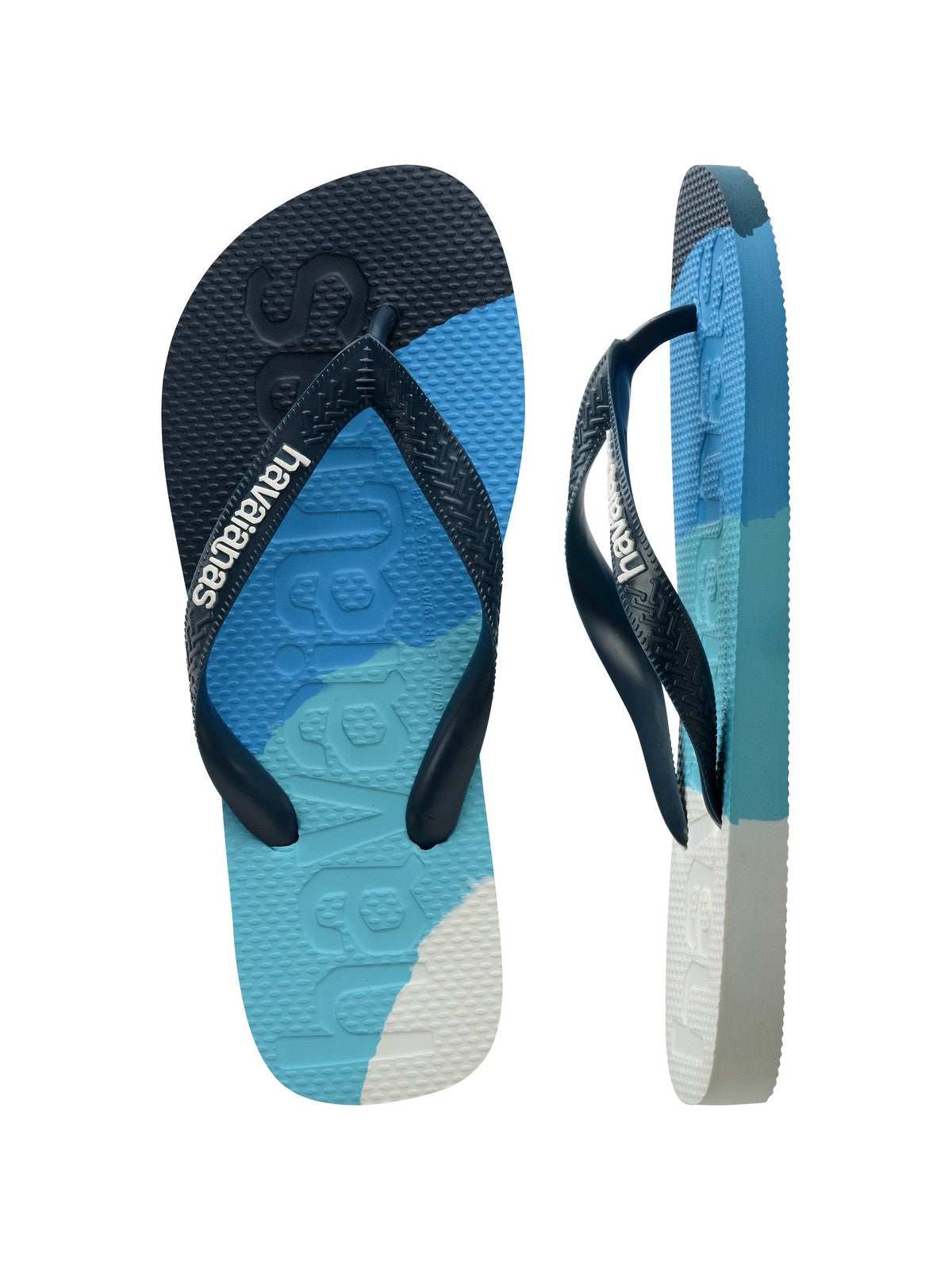 Tongs HAVAIANAS Hommes Hav. Top logomania couleurs II 4147526.5558 Bleu