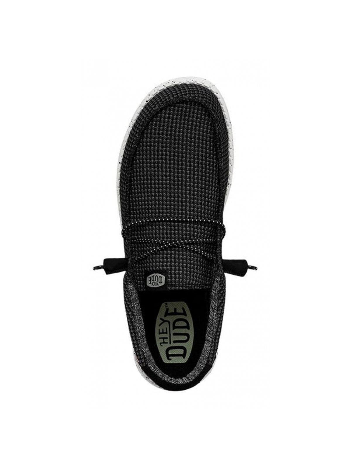 HEY DUDE Mocassin Hommes Wally Sport Mesh HD.40403 066 Noir