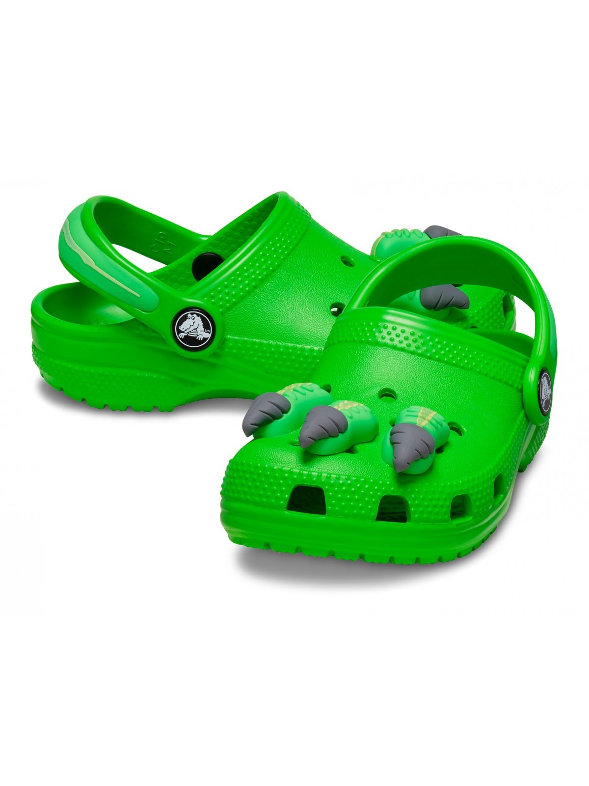 CROCS Slipper Kids & Teens Classic I AM Dinosaur Clog T 209700 3WA Green