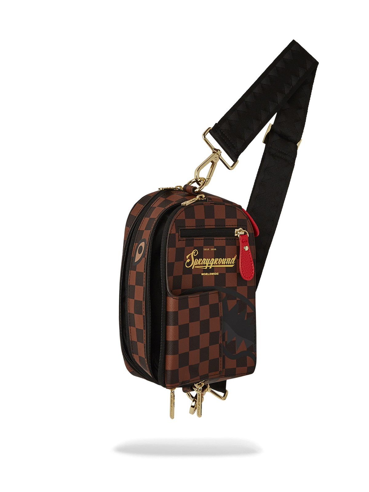 SPRAYGROUND Hommes TAKEOVER THE THRONE BACKPACK SLING 910B6553NSZ Marron