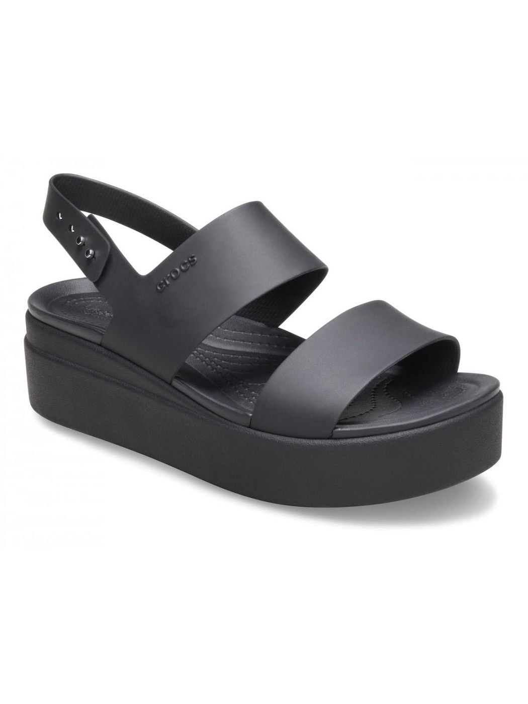 CROCS Femmes Sandalwood Brooklyn low wedge 206453 060 Noir