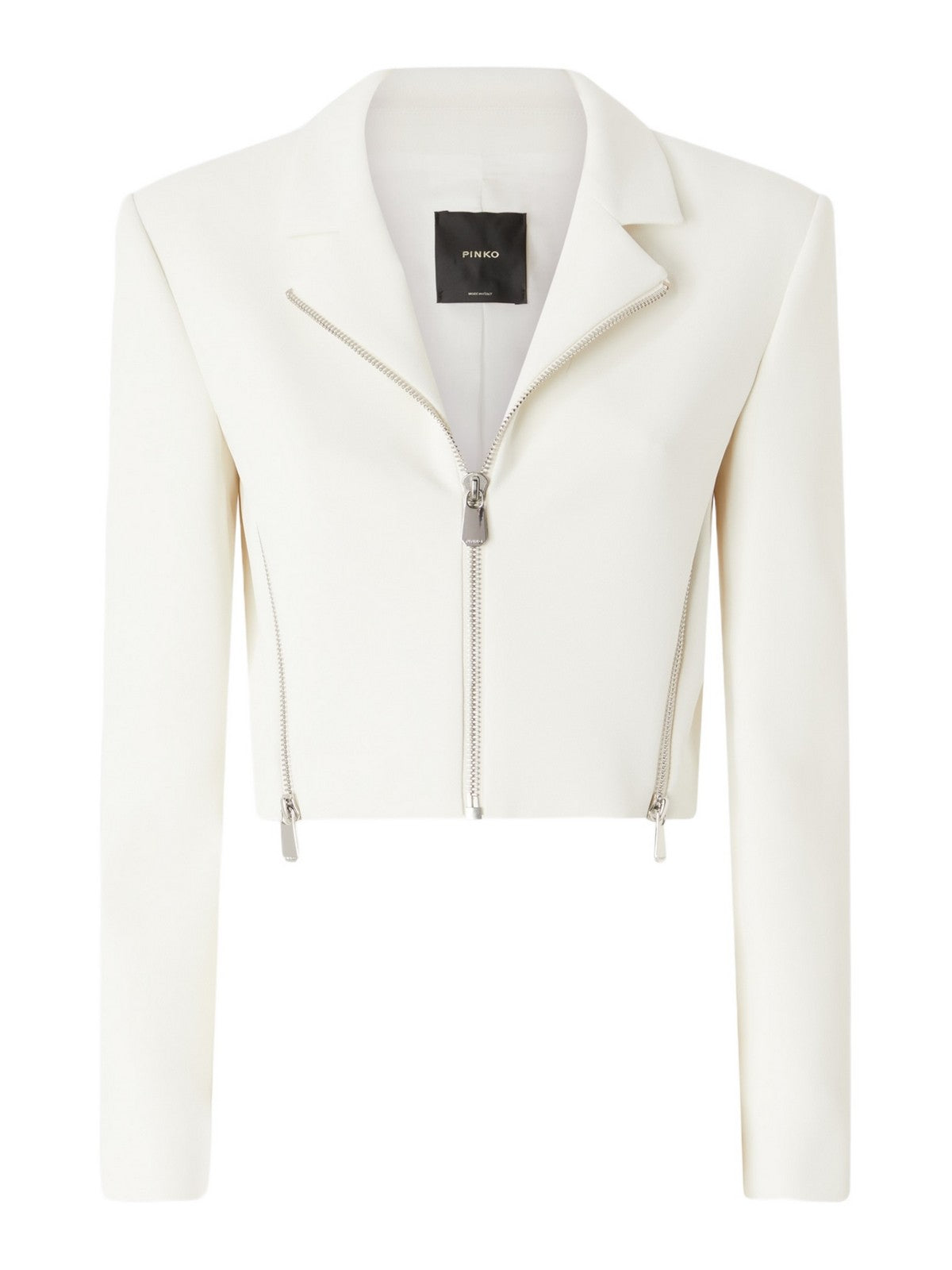 PINKO Femme Veste Frejus Crepe Stretch Co 104067-A20A Z10 Blanc