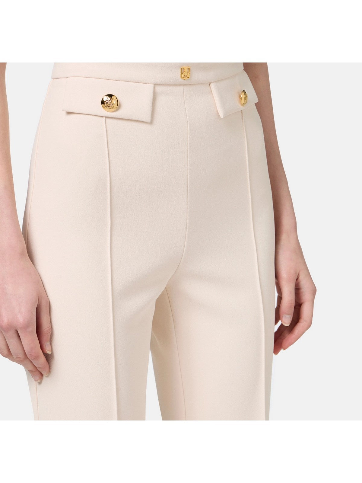 ELISABETTA FRANCHI Pantalons pour femmes PA02546E2 193 Blanc