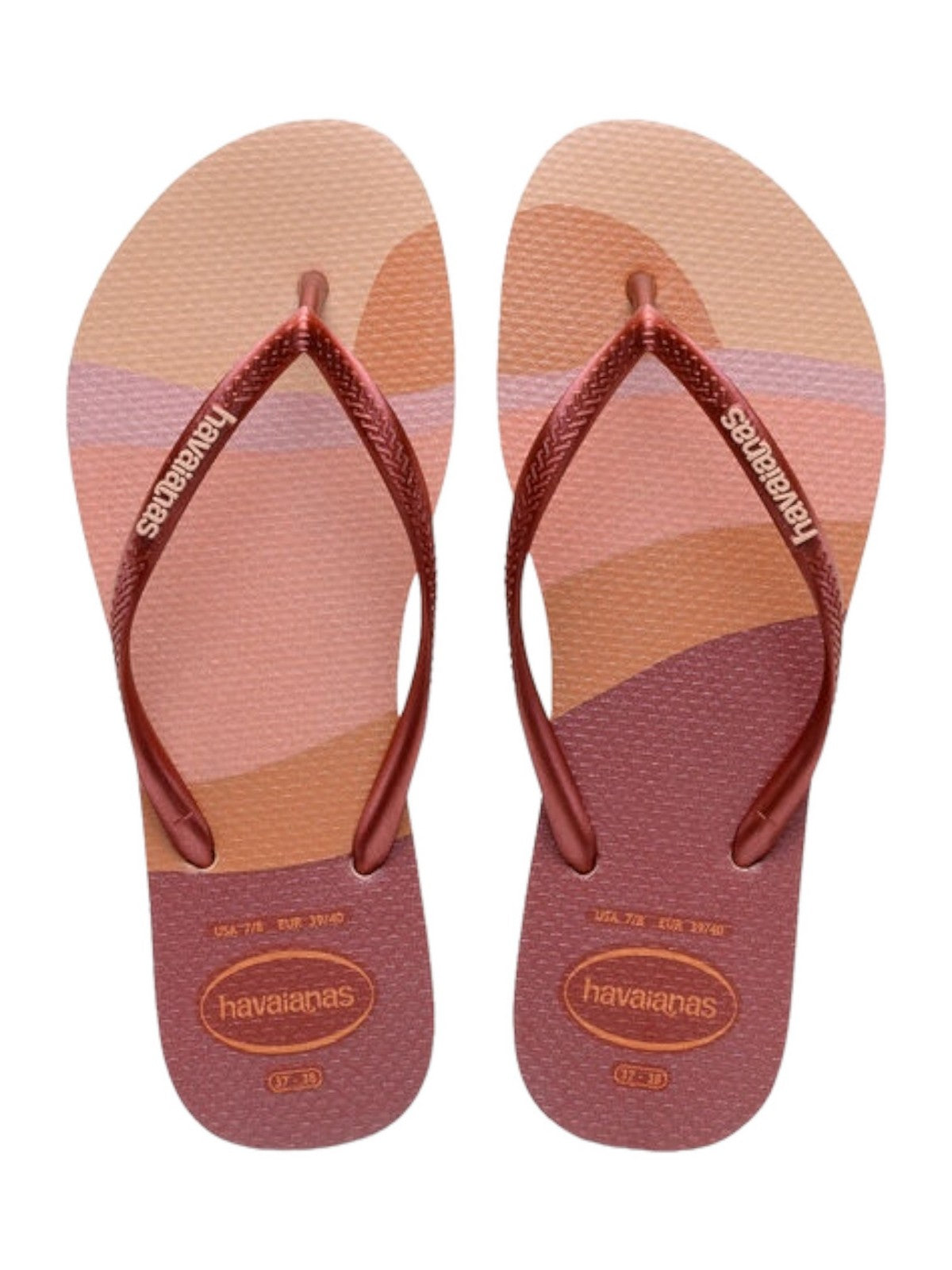 HAVAIANAS Tongs pour femmes Hav. Slim palette glow 4145766.0076 Rose